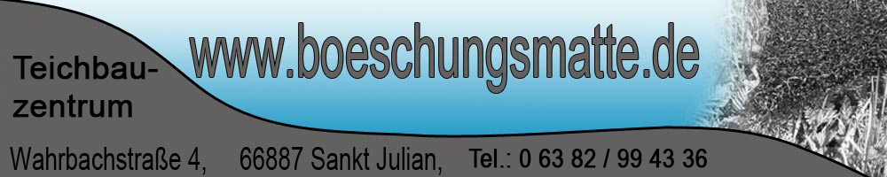 Banner-Boeschungsmatte